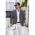 thumbnail image 3 of COOFANDY Men's Casual Blazer Lightweight Slim Fit Suit Jacket Two Button Cotton Sport Coats, 3 of 6