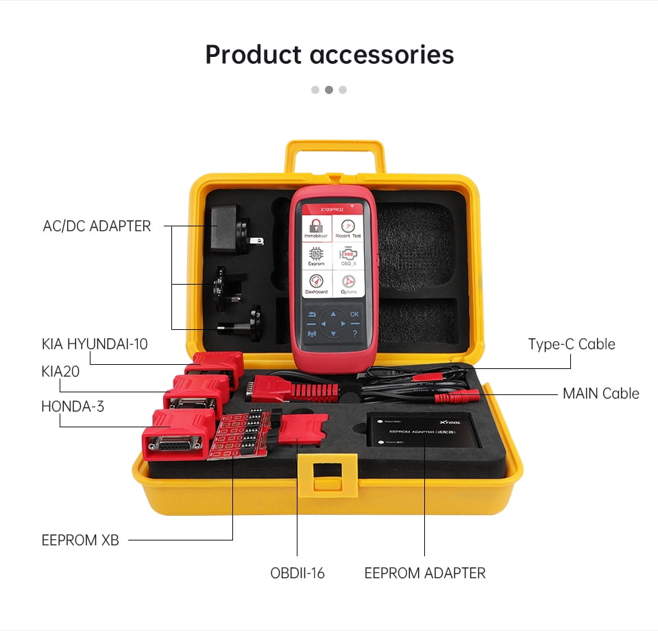 Buy XTOOL X100 Pro2 Automotive IMMO Key Programmer, OBD2 Diagnostic Car