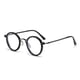 thumbnail image 3 of Gafas antitormentas para hombre, estilo retro, redondas, antiluz azul, gafas antiguas, montura plana, 3 of 4