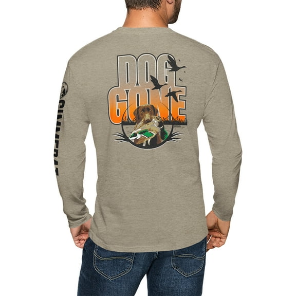 GIMMEDAT Dog Gone Long Sleeve Duck Hunting Men Women Tshirt Gift