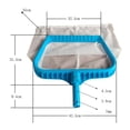 thumbnail image 3 of weibbin Swimming Pool Leaf Net with PVC Handle, Heavy Duty Skimmer for Water Cleaning, 3 of 9