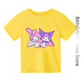 thumbnail image 1 of Camiseta Kawaii Kuromi para niñas y niños, ropa de algodón de dibujos animados de Anime, conjuntos de camisetas de Hello Kitty, ropa informal, 1 of 4