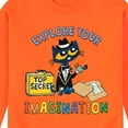 thumbnail image 3 of Pete The Cat - Top Secret Explore Your Imagination - Men's Crew Neck Fleece Pullover, 3 of 7