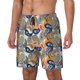 thumbnail image 1 of Balery Fashionable Paisley Bañador para hombre, shorts de playa de secado rápido con entrepierna y forro de compresión-X-Large, 1 of 6