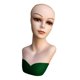 thumbnail image 3 of Maniquí de peluca, conjunto de cabellero de muñeca de cosmetología, cabeza de entrenamiento de peluquería, peluca recta, cabezas de maniquí para Verde, 3 of 8
