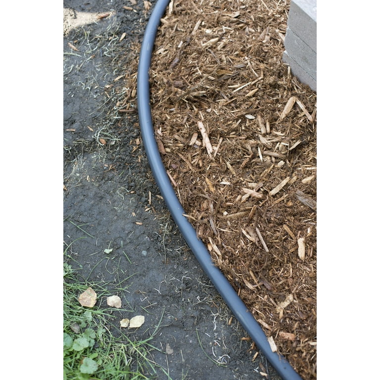 Master Mark Zip Edge 20 ft. Recycled Plastic Landscape Lawn Edging with Sod Pins Black Master Mark Zip Edge 20 ft. Recycled Plastic Landscape Lawn Edging with Sod Pins Black