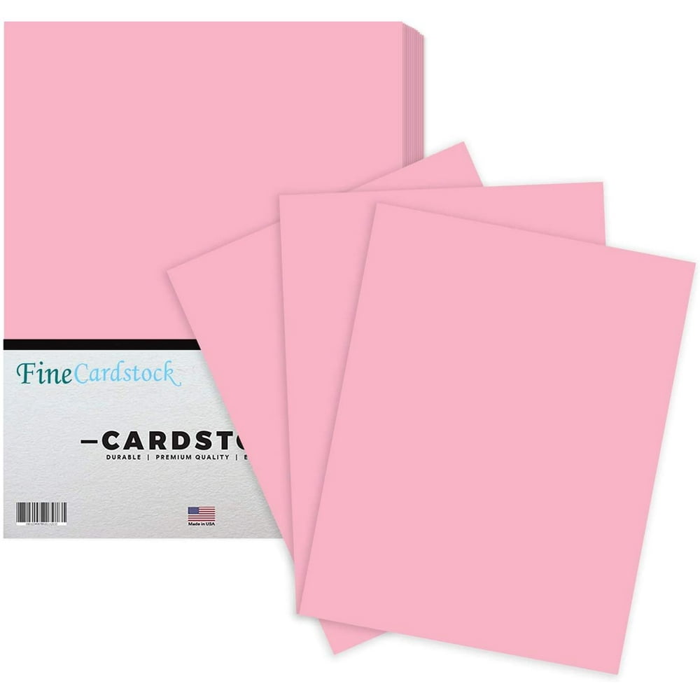 Pink Card Stock Paper for Stationery Art and Craft, Printing and