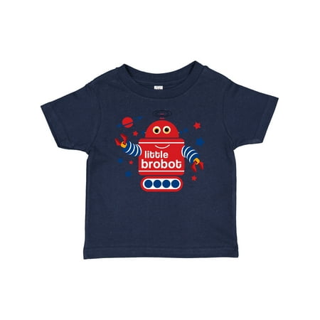 

Inktastic Robot Little Brother Gift Baby Boy T-Shirt
