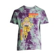 thumbnail image 6 of Dragon Ball Z Purple Tie Dye Men's and Big Men's Graphic T-Shirt, 6 of 6