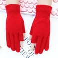 thumbnail image 1 of Guantes deportivos cálidos de medio dedo de lana de punto de otoño e invierno para hombres y mujeres, guantes finos de medio dedo para estudiantes, 1 of 6