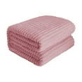 thumbnail image 3 of Xuniizn Soft Blankets, Throw Blanket for Couch, Flannel Sherpa Blanket Fleece Blanket for Adults, Cozy, Plush, Thicken, Reversible, Machine Washable, Pink, 3 of 7