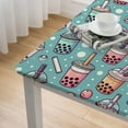 thumbnail image 4 of nygtbtfer Table Cloth Tapioca Balls Round Tablecloth Washable Table Cover for Kitchen Outdoor Valentines Day Decor, 4 of 7