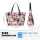 thumbnail image 4 of Disketp Rose Flowers Bolsa de Playa de Gran Capacidad, Bolso Impermeable y a Prueba de Arena para Mujer, Ideal para Playa, Piscina y Natación, 4 of 7