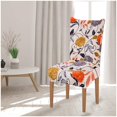 thumbnail image 4 of Printed Dining Chair Slipcovers Washable Softness Elastic Installation Chair Protector Banquet Chair Seat Cover for Hotel and Wedding Ceremony(Colour20,Set of 4), 4 of 7