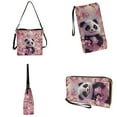 thumbnail image 4 of ZUXONGSY Panda Cherry Blossom Print Large Shoulder Bag with Leather Wallet for Women, Waterproof Top-Handle Handbags with Purse for Daily Use Travel, 4 of 4