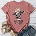 thumbnail image 2 of PENGXIANG Women Not today heifer T-Shirt-Light Grey-L, 2 of 7