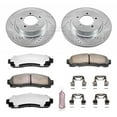 thumbnail image 3 of PowerStop Front Z36 Truck & Tow Carbon-Fiber Ceramic Brake Pad and Drilled and Slotted Rotor Kit Fits: FORD MERCURY Select Models K1931-36, 3 of 9