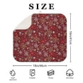 thumbnail image 4 of Red Christmas Snowflake Pattern Dish Drying Mat for Kitchen 1 Pack, Ultra Absorbent Microfiber Dishes Drainer Mats,16x18in(41x46cm), 4 of 6