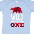 thumbnail image 4 of Inktastic Plaid Bear Wild and 1 with Arrow Boys or Girls Baby Bodysuit, 4 of 5
