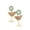 Rainbow, variant on HIJONES Women's Creative Champagne Wine Glass Earrings Pearl Beaded Drop Charming Cocktail Pretty Earrings for Woman Purple Green