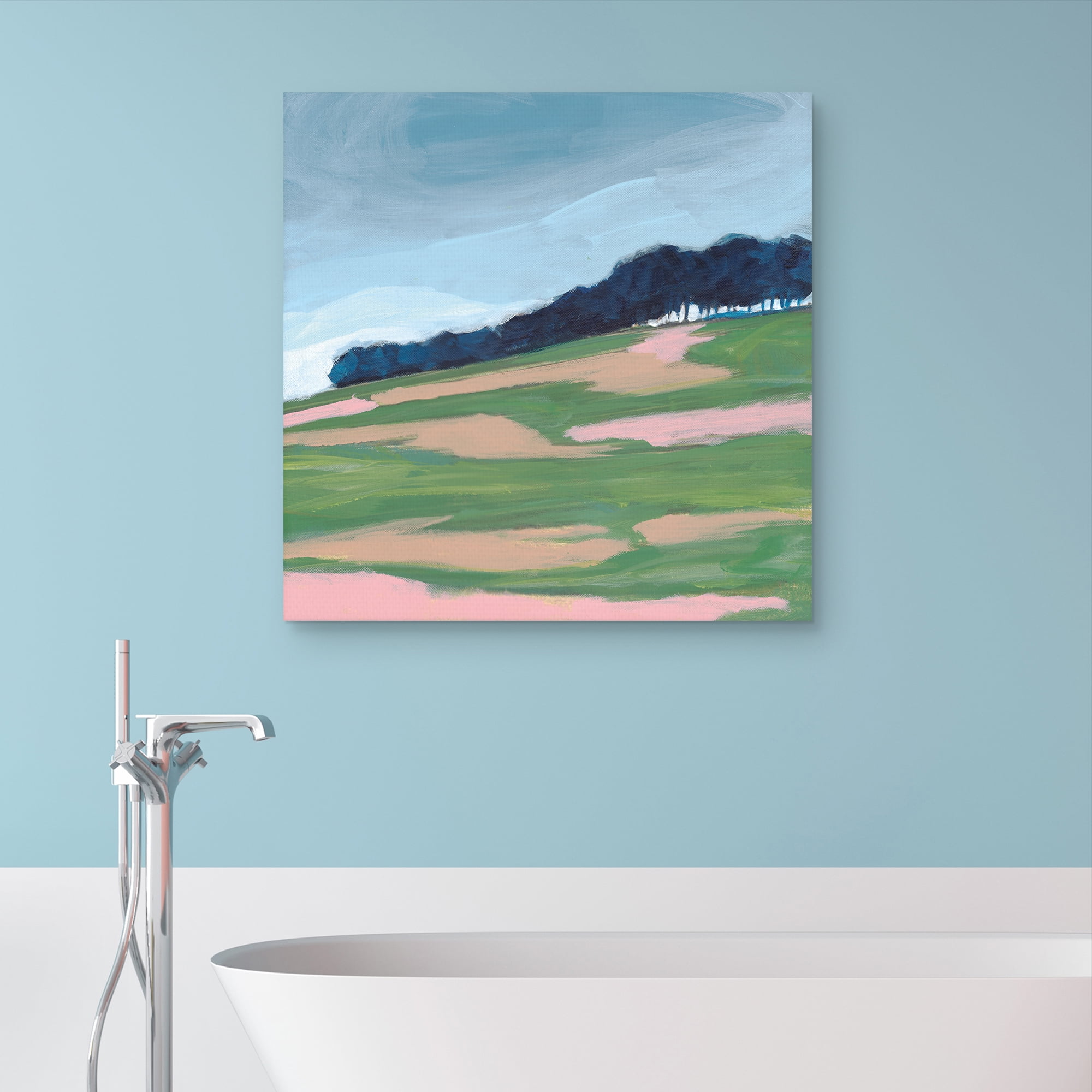 Green Knoll by Willowbrook Fine Art Canvas Art Print