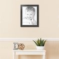 thumbnail image 3 of ArtToFrames 15x19 inch Black Velvet with Silver Wide Picture Frame, Black MDF Poster Frame (4693), 3 of 7