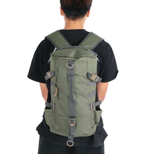 Fishing Rod Backpack, Fishing Tackle Backpack Widen Shoulder Straps With Rod  Holder For Fishing For Camping For Traveling Army Green 