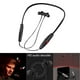 thumbnail image 1 of Auriculares 5.2 + EDR Banda para el cuello inalámbrica en oreja con micrófono Tipo colgante para el cuello de doble canal para - NEGRO, 1 of 10