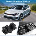 thumbnail image 2 of Interruptor de ventana eléctrica Unique Bargains No.5GG959857 Interruptor de control de ventana del lado del conductor delantero izquierdo para Volkswagen Golf Negro, 2 of 7