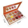 thumbnail image 4 of 15-Color Eyeshadow Palette Fine Powder Matte Shimmer Eye Shadow Daily Makeup, 4 of 9