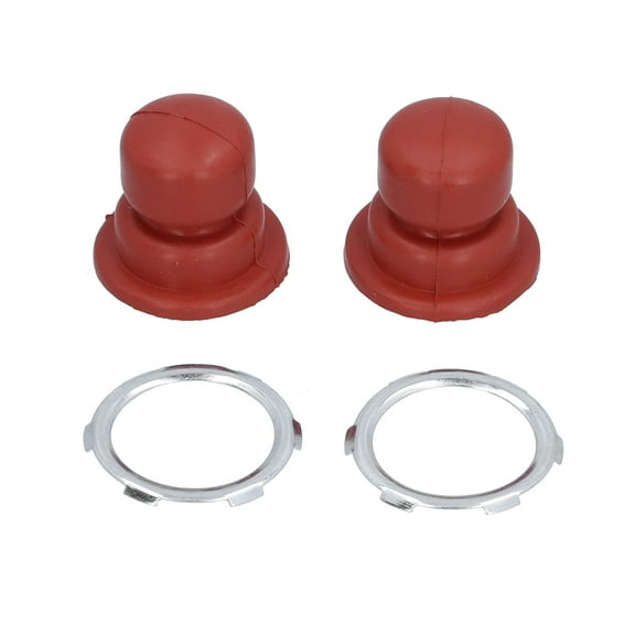 2PCS Lawn Mower Primer Bulb, Durable Rubber Replacement Part W/ Rings, Easy Install