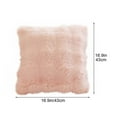 thumbnail image 3 of Outoloxit Velvet Faux Fur Decorative Pillow for Sofa and Bedroom with Comfortable Ergonomic Design - Modern Home Decor, 3 of 8