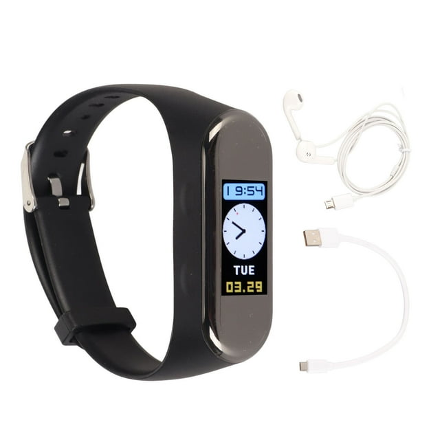 Reloj grabador de voz con IA, reducción de ruido inteligente HD, pulsera de grabación de voz digital activada por voz, 32 GB