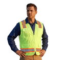 thumbnail image 3 of Zfeel Men Hi-Vis Reflective Safety Multi Pocket Vest, High Visibility Safety Mix Color Vest 6-Pack M, 3 of 5