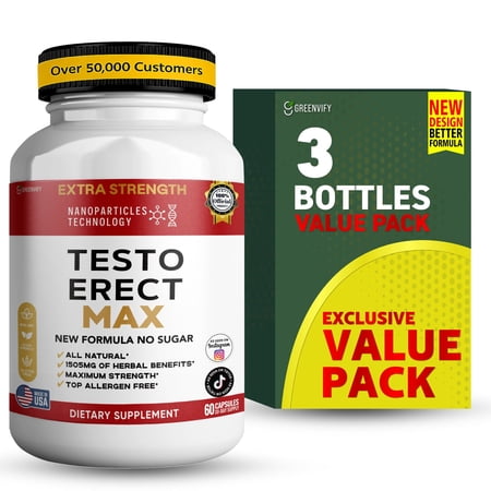 GreenVify TestoErect Max – Men’s Vitality & Performance Support Supplement