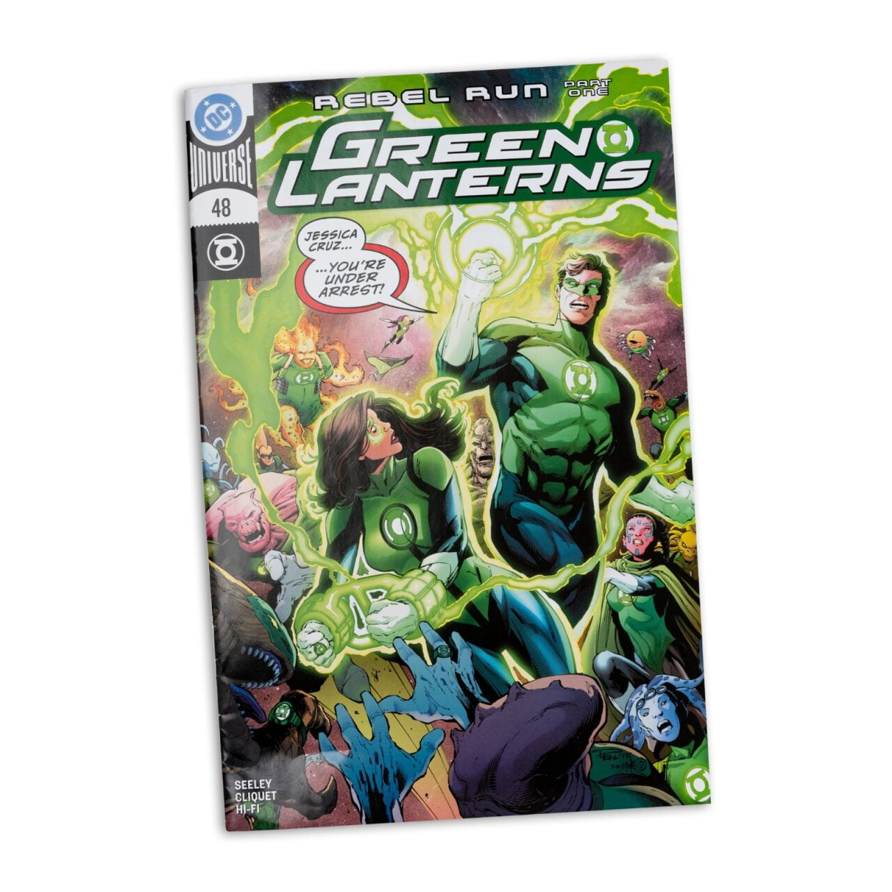 DC Direct Page Punchers Green Lantern Hal Jordan (Green Lanterns #48) 7" Action Figure with Comic - McFarlane Toys