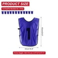 thumbnail image 2 of Uxcell Soccer Training Vest, Team Sports Pinnies Reversible Numbered Soccer Practice Pennies Large Purple, 2 of 7