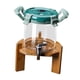 thumbnail image 3 of Barril de vidrio para bebidas, bote de vidrio transparente para mesa de comedor y cocina. 2.5L, 3 of 9