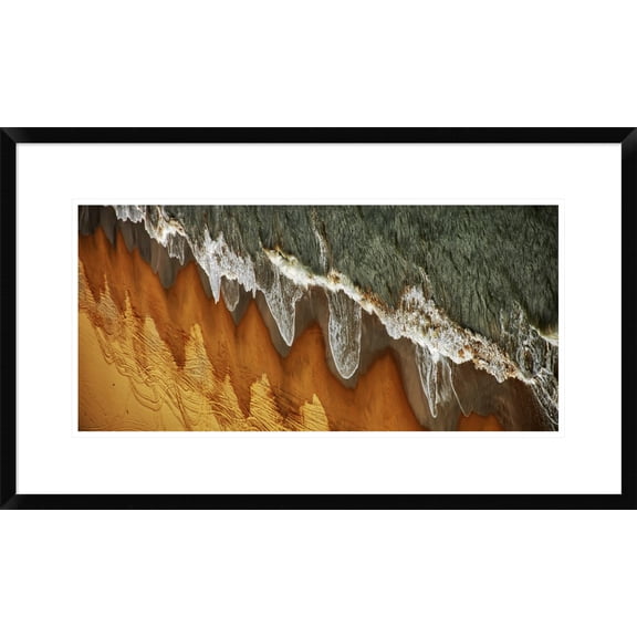 Global Gallery Jacek Stefan 'The East China Sea Shore' Framed Wall Art