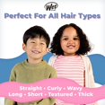 thumbnail image 3 of Wet Brush Hair Brush Kids Detangler - Detangling Knots, Snag-Free, Anti-Static Brush, Intelliflex Bristles, No pain, Split-Ends & Hair Breakage, Chevron Print, Easy Hold, Child-Friendly Size, 3 of 3