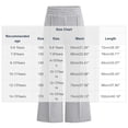 thumbnail image 3 of Qodauz Girls Wide Leg Sweatpants Front Seam Casual Trousers Lightweight Fleece Elastic Waist Track Pants with Pockets 5-15 Years, 3 of 9