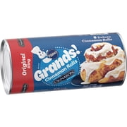 Pillsbury Grands! Cinnamon Rolls, with Cinnabon Cinnamon and Original Icing, 5 Count, 17.5 oz