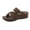 brown, variant on Memory Foam Cork Footbed Slides for Women Sandals with Comfort and Arch Support