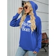 thumbnail image 7 of Mengpipi Women’s Graphic Sweatshirts Fall Spring Long Sleeve Hooded Drawstring Mama Bear Graphic Tee Relaxed Casual Lightweight Pullover Hoodies S-2XL, 7 of 7