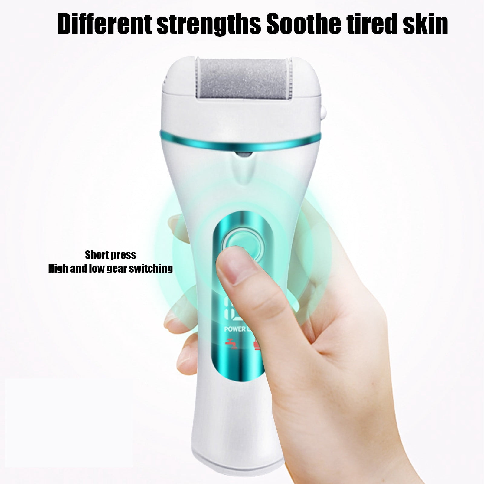 Electric Foot Callus Remover Kit,LED Display, Rechargeable Callous removers, with 3 Grinding Heads ,Waterproof Foot Scrubber File, Professional Pedicure Tools kit Feet Care for Dead, Cracked Dry Skin