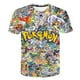 thumbnail image 3 of Camisetas de Pokémon para niños y niñas, ropa de Pikachu, Squirtle, 3D, juego de Anime, dibujos animados, moda Hip Hop, Verano, 3 of 3