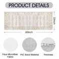 thumbnail image 5 of Washable Kitchen Runner Rug 60" x 22", Non-Slip Soft Low Profile Kitchen Rug, Farmhouse Distressed Floral Oriental Rug for Kitchen, Hallway & Laundry Room, 5 of 6