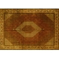 thumbnail image 1 of Ahgly Company Indoor Rectangle Medallion Yellow Traditional Area Rugs, 6' x 9', 1 of 4