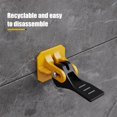 thumbnail image 4 of 50Pcs Construction Tools Tile Leveler Adjuster Plastic Positioning Artifacts Leveler Locator Spacers for Flooring Wall, 4 of 10
