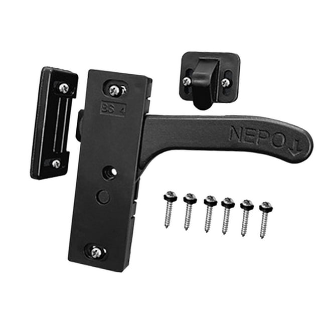 koolsoo Poignée de Verrouillage de Porte Moustiquaire RV Premium pour Remorque de Cargaison Maison Moteur Gauche Gauche